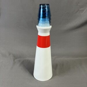 Sagaform Lighthouse Bottle & 4 Shot Glasses / Vase Designed by Form Us With Love